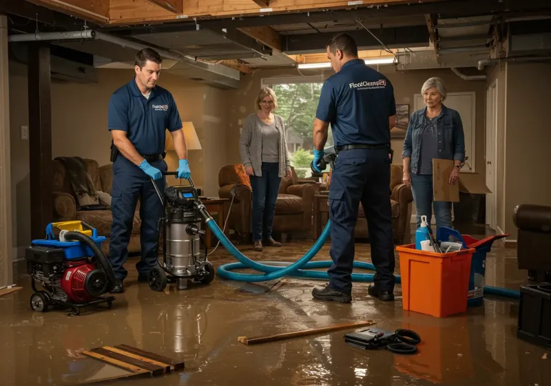 Basement Water Extraction and Removal Techniques process in Long Beach, NC